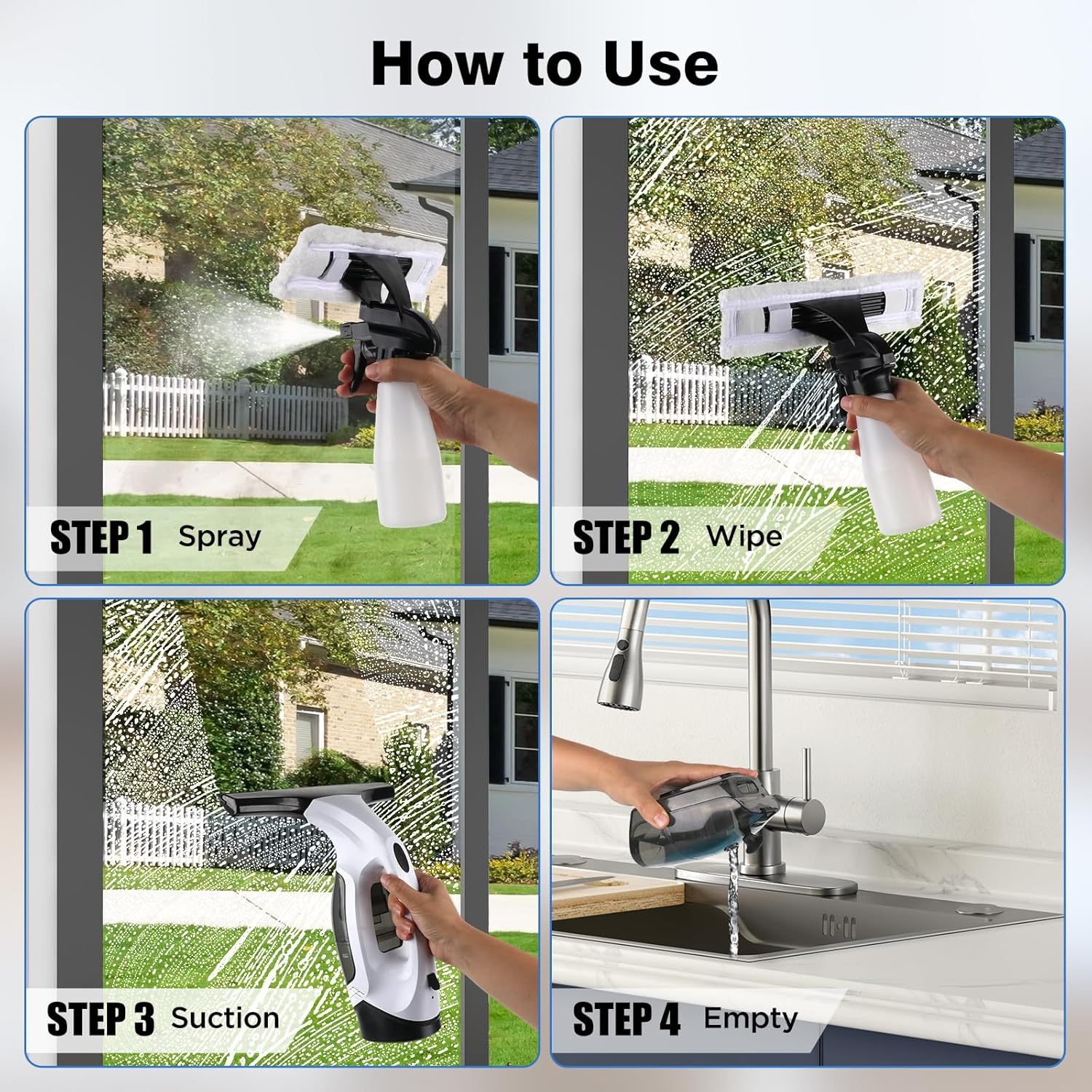Cordless Window Cleaner | منظف النوافذ اللاسلكي